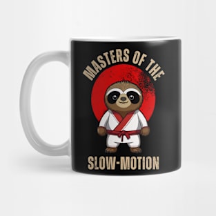 Funny Sloth Karate Master Of The Slow-Motion Mug